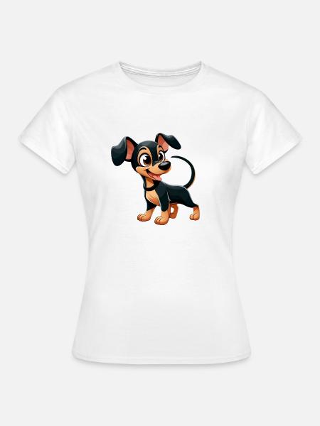 Pinscher 2 - Frauen T-Shirt - Weiß