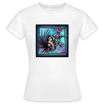 knock on the beast - T-shirt Femme - blanc - Devant - AI Model Female 172 dark (172cm)