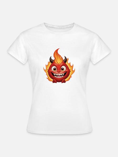 Teufelchen - Frauen T-Shirt - Weiß