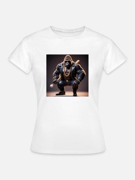 GorillaHeld - Frauen T-Shirt - Weiß