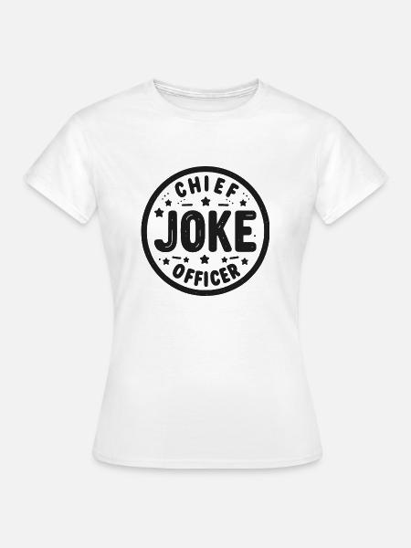 Leitender Witzbold - Frauen T-Shirt - Weiß