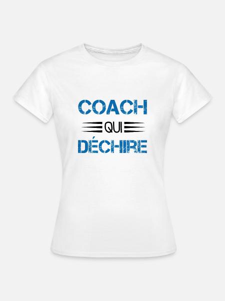 Coach Wer - Frauen T-Shirt - Weiß