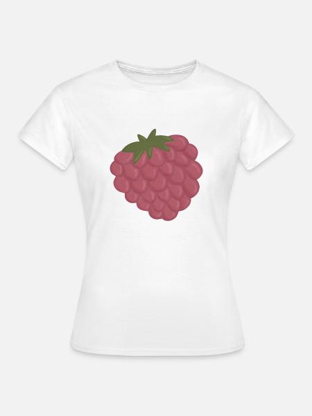 Himbeere - Frauen T-Shirt - Weiß