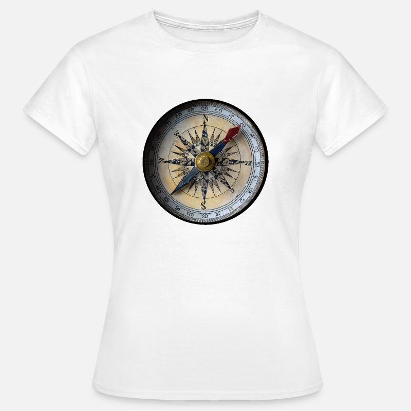 old compass - Women's T-Shirt - white