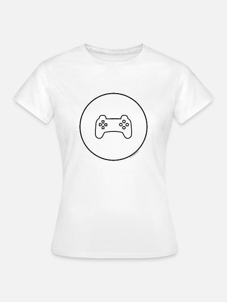 Gaming Controller - Frauen T-Shirt - Weiß
