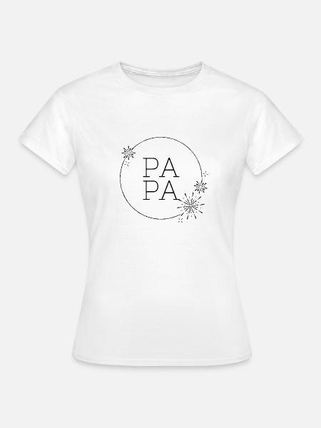 Papa - Frauen T-Shirt - Weiß