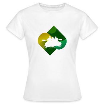Aviron en eau vive - T-shirt Femme - blanc - Devant - AI Model Female 172 dark (172cm)