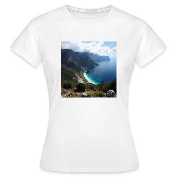 Paysage - T-shirt Femme - blanc - Devant - AI Model Female 172 dark (172cm)