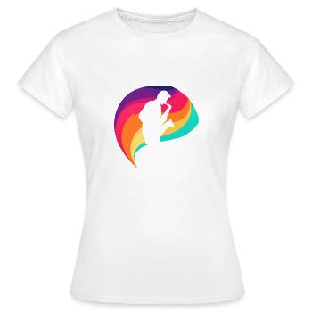 Wind Instrument Saxophonist Saxophone - Women's T-Shirt - white - Front - AI Model Female 172 dark (172cm)