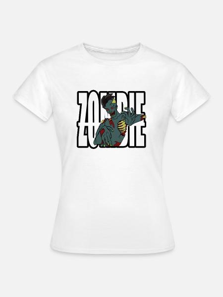 Zombie - Frauen T-Shirt - Weiß
