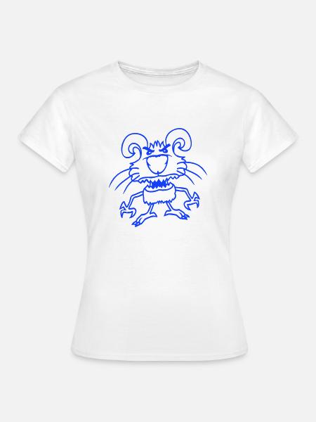 Hase Monster Böse Gefährlich Cool Halloween Horror - Frauen T-Shirt - Weiß