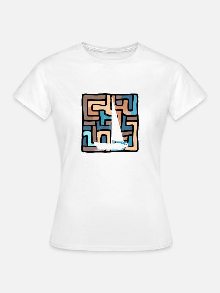Segelboot Segelboote - Frauen T-Shirt - Weiß