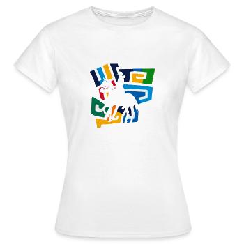 Dressurreiter Dressur - Frauen T-Shirt - Weiß - Vorne - AI Model Female 172 dark (172cm)