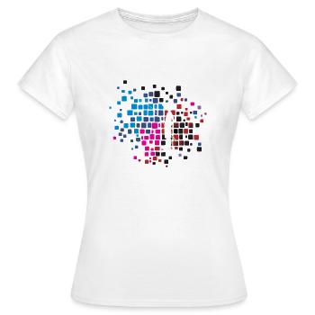 Pêche Pêche - T-shirt Femme - blanc - Devant - AI Model Female 172 dark (172cm)