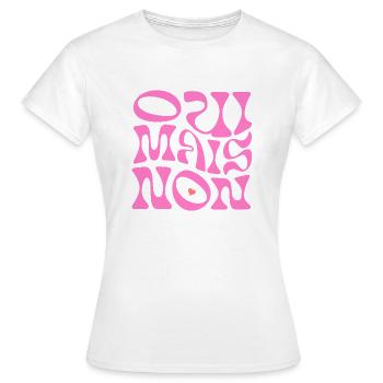 maize non - Women's T-Shirt - white - Front - AI Model Female 172 dark (172cm)