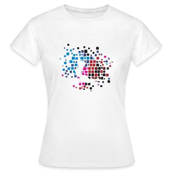 Musculation Entraînement Musculation Musculation - T-shirt Femme - blanc - Devant - AI Model Female 172 dark (172cm)