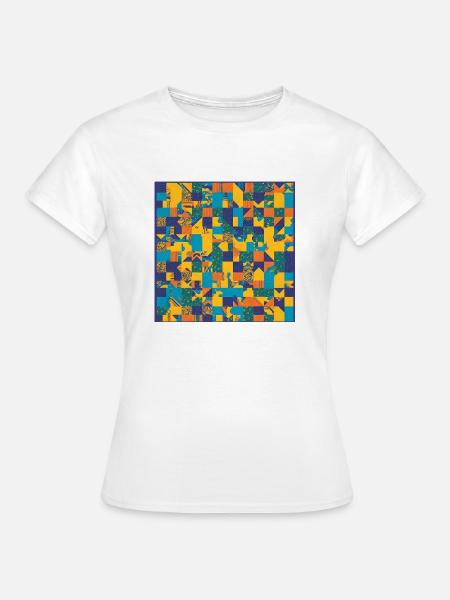 QEDSW - Frauen T-Shirt - Weiß