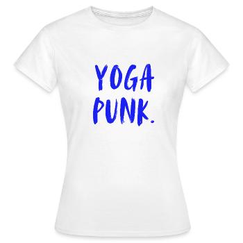 Yoga punk. Fan de yoga et monstre. Yoga pour toujours - T-shirt Femme - blanc - Devant - AI Model Female 172 dark (172cm)