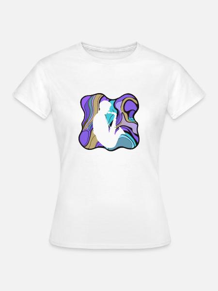 Saxophonist - Frauen T-Shirt - Weiß