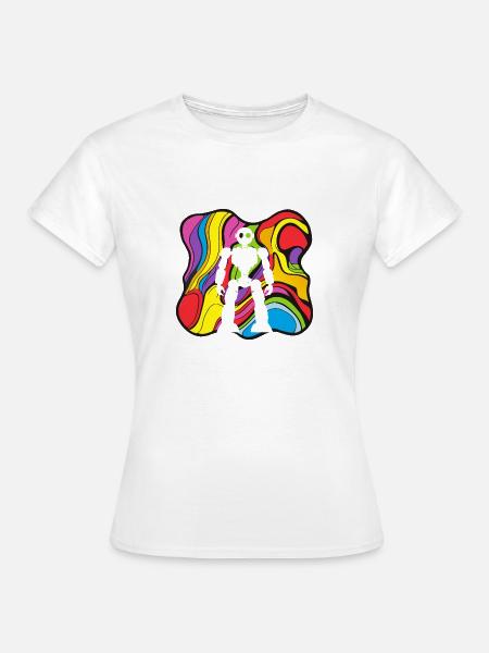 Roboter Technologie Informatik - Frauen T-Shirt - Weiß