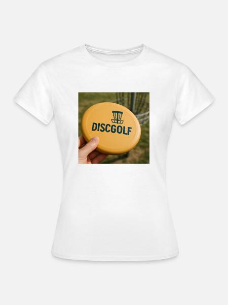 Discgolf - Frisbeegolf - Frauen T-Shirt - Weiß