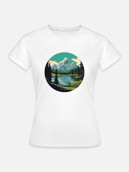 Vierwaldstättersee - Frauen T-Shirt - Weiß