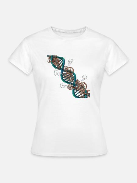 Mechanische DNA - Frauen T-Shirt - Weiß