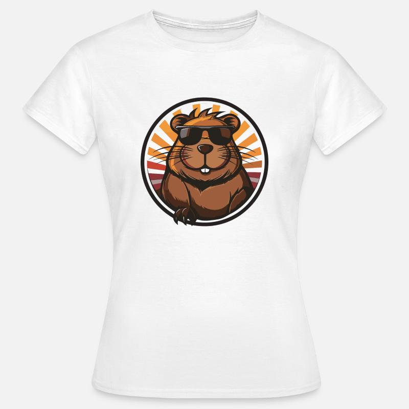 Beaver Comic - Women's T-Shirt - white