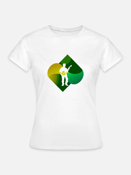 Banjo Dixieland - Frauen T-Shirt - Weiß