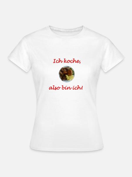 IchKoche - Frauen T-Shirt - Weiß