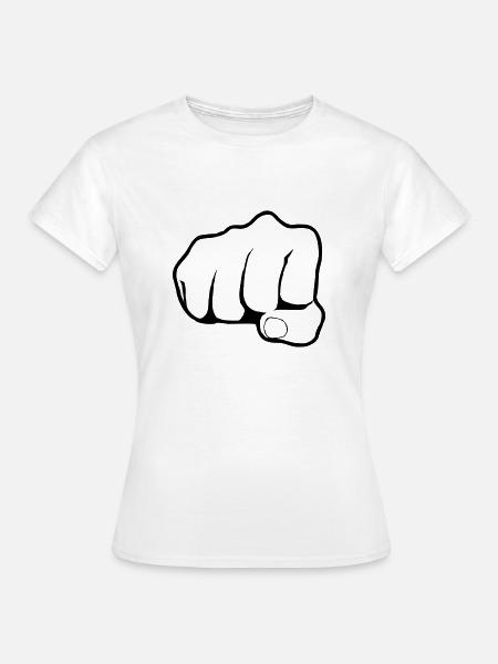 Fist - Frauen T-Shirt - Weiß