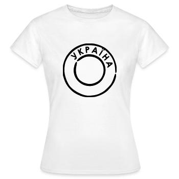 Ukraine - Frauen T-Shirt - Weiß - Vorne - AI Model Female 172 dark (172cm)