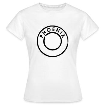 Phoenix - Women's T-Shirt - white - Front - AI Model Female 172 dark (172cm)