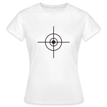 ziel - Frauen T-Shirt - Weiß - Vorne - AI Model Female 172 dark (172cm)