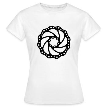 Disque de frein - T-shirt Femme - blanc - Devant - AI Model Female 172 dark (172cm)