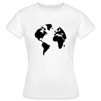 Terre - Terre - T-shirt Femme - blanc - Devant - AI Model Female 172 dark (172cm)