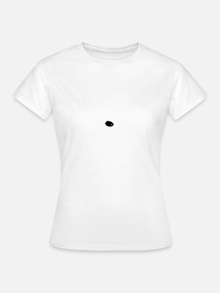 punkt kreis - Frauen T-Shirt - Weiß