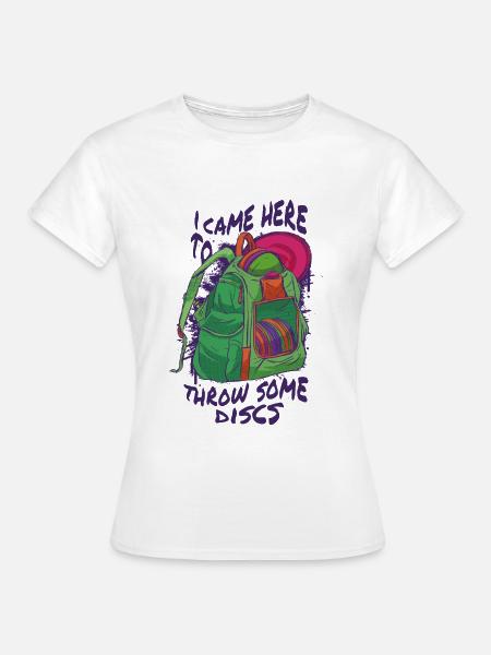 Frisbee Disc Golf Frisbeespieler Geschenkidee - Frauen T-Shirt - Weiß