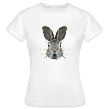Lièvre - T-shirt Femme - blanc - Devant - AI Model Female 172 dark (172cm)