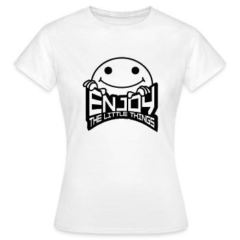 The little things - Women's T-Shirt - white - Front - AI Model Female 172 dark (172cm)