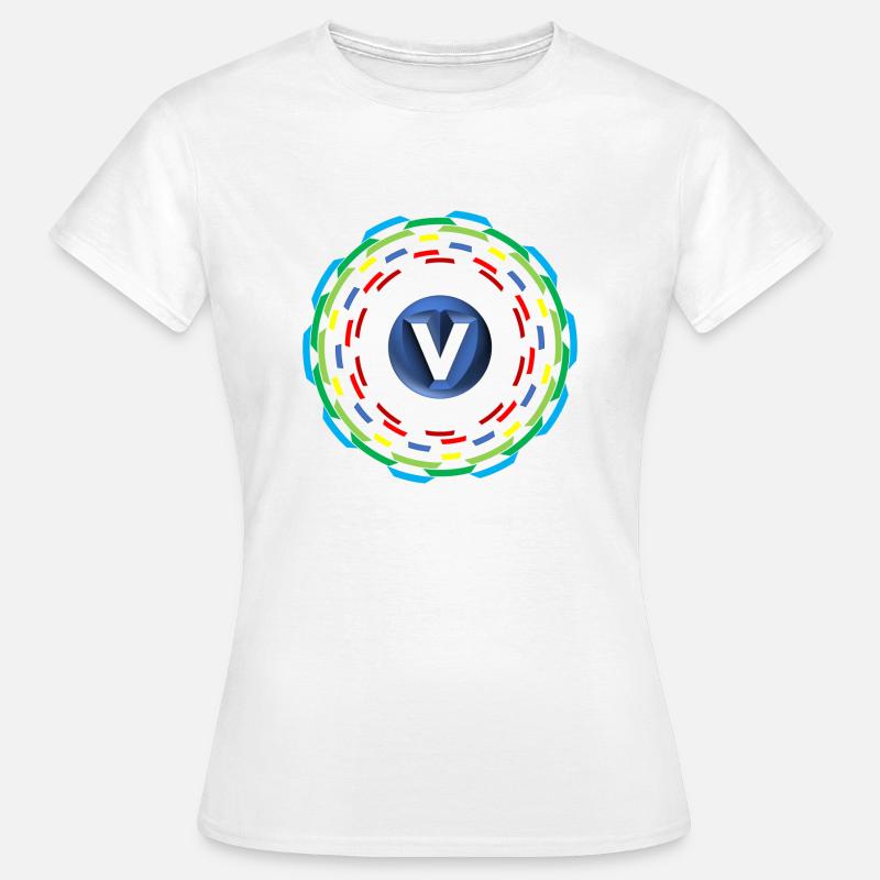 Circles V - Women's T-Shirt - white