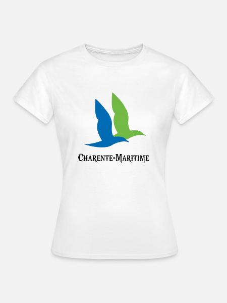 oiseaux charente maritime - T-shirt Femme - blanc
