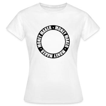 Ring Money Maker Dollar - Frauen T-Shirt - Weiß - Vorne - AI Model Female 172 dark (172cm)