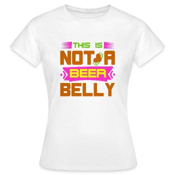 Mère Enceinte Bébé Nourrisson T-shirt Maman - T-shirt Femme - blanc - Devant - AI Model Female 172 dark (172cm)