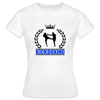 kickboxing - Frauen T-Shirt - Weiß - Vorne - AI Model Female 172 dark (172cm)
