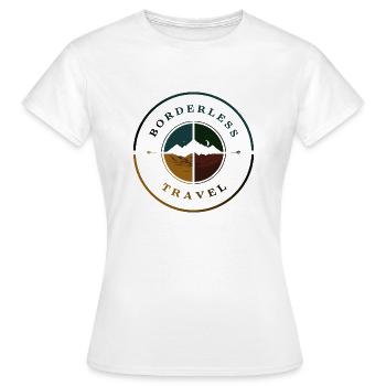 Collection de voyage illimitée - Profitez du Freih - T-shirt Femme - blanc - Devant - AI Model Female 172 dark (172cm)