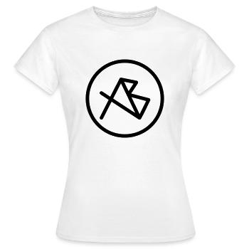 Alpha Beta 808 - Frauen T-Shirt - Weiß - Vorne - AI Model Female 172 dark (172cm)