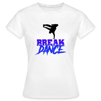 break dance - Frauen T-Shirt - Weiß - Vorne - AI Model Female 172 dark (172cm)