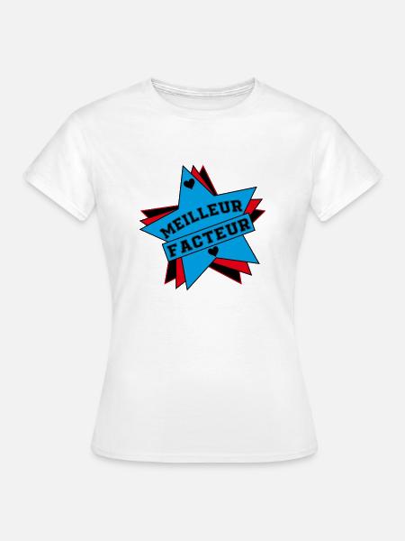 BESTER FAKTOR - Frauen T-Shirt - Weiß