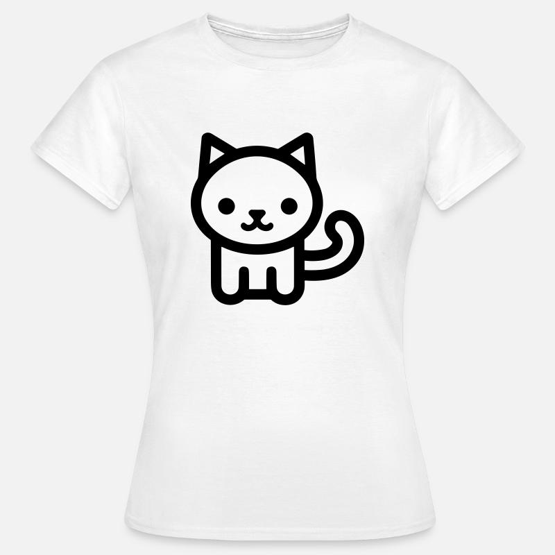 cat - Women's T-Shirt - white